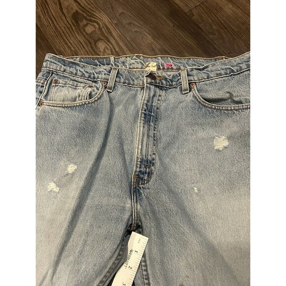 Vintage Levis Jeans Mens 38x30 Blue 505 Light Wash 90s 1999 Regular Straight Leg - Picture 5 of 10